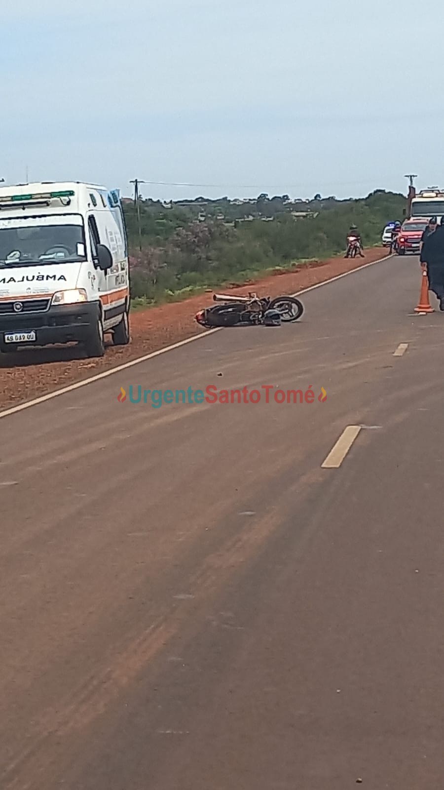 Tres personas hospitalizadas luego de un accidente entre dos motos en zona del Atalaya