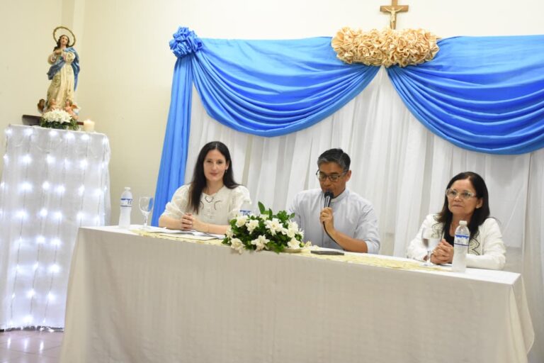 Preparan las fiestas patronales en honor a la Inmaculada Concepción de María en Santo Tomé