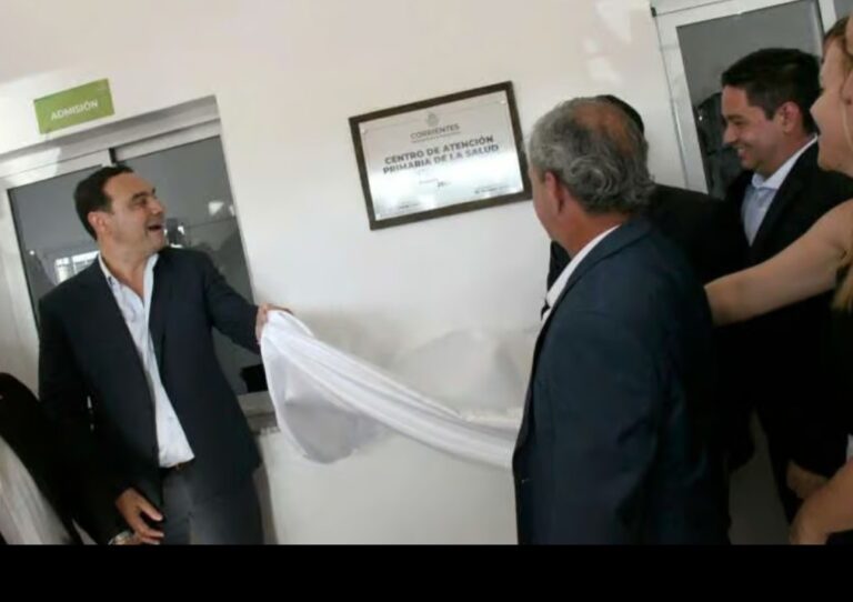 El Gobernador inauguró un nuevo CAPS en Virasoro e instó a trabajar en salud desde “la prevención”
