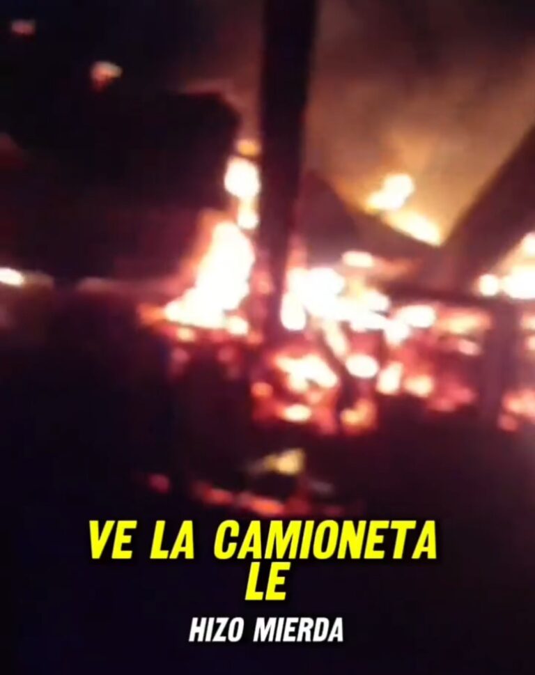 Así prendieron fuego la Casa de Don Pachon Almada en Santo Tomé