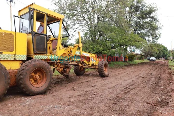 Virasoro: Obras Públicas continúa con trabajos de mejora vial en distintos sectores de la ciudad