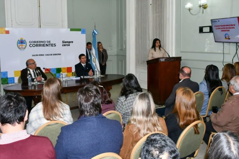 Corrientes avanza en la transformación de la escuela secundaria