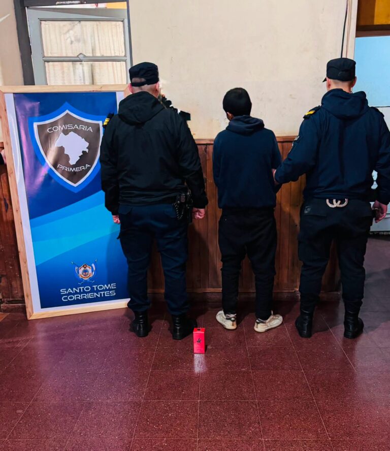 Robó perfumes en una farmacia de Santo Tomé, pero lo atraparon a pocas cuadras
