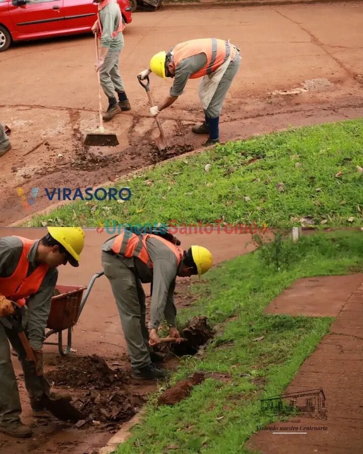 Virasoro: El municipio avanza con trabajos de mantenimiento urbano