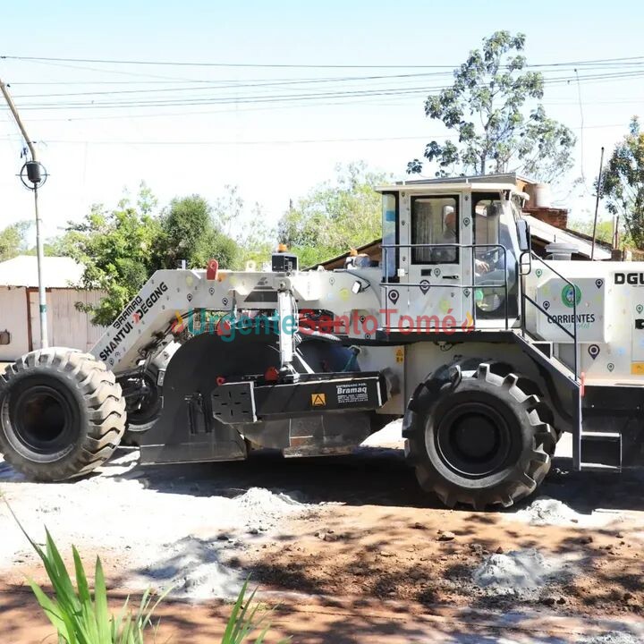 Virasoro: Continúan las obras de pavimentación