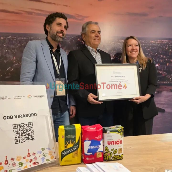Virasoro recibió un reconocimiento nacional por la Fiesta del Mate y la Amistad Virasoro recibió un reconocimiento nacional por la Fiesta del Mate y la Amistad
