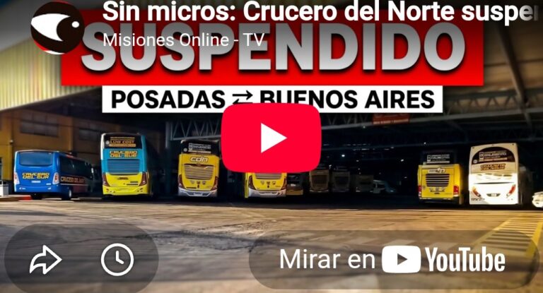 Conflicto en Crucero del Norte. No hay servicios y los trabajadores sólo cobraron el 50 % del sueldo