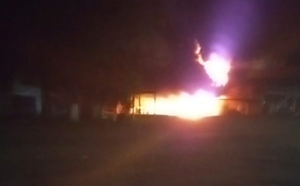 Alerta: Se incendia una Estación de Servicio en zona Empalme de Santo Tomé