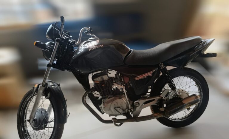 Secuestran una motocicleta con la numeración del motor adulterada en Santo Tomé