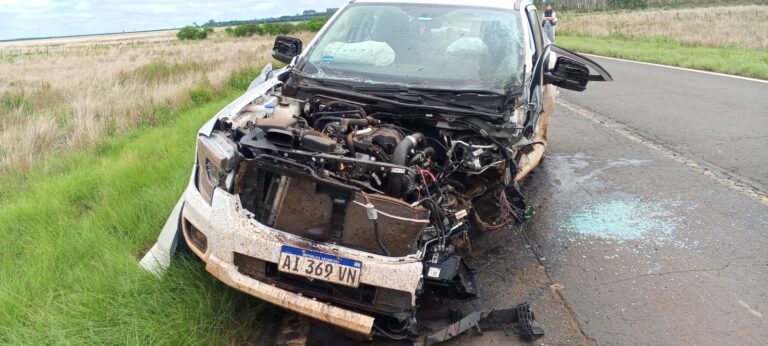Un accidente en la Ruta Nacional 14 entre dos vehículos se cobró la vida de una persona Un accidente en la Ruta Nacional 14 entre dos vehículos se cobró la vida de una persona
