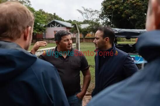 Valdés recorre las zonas afectadas por las inundaciones y coordina la asistencia